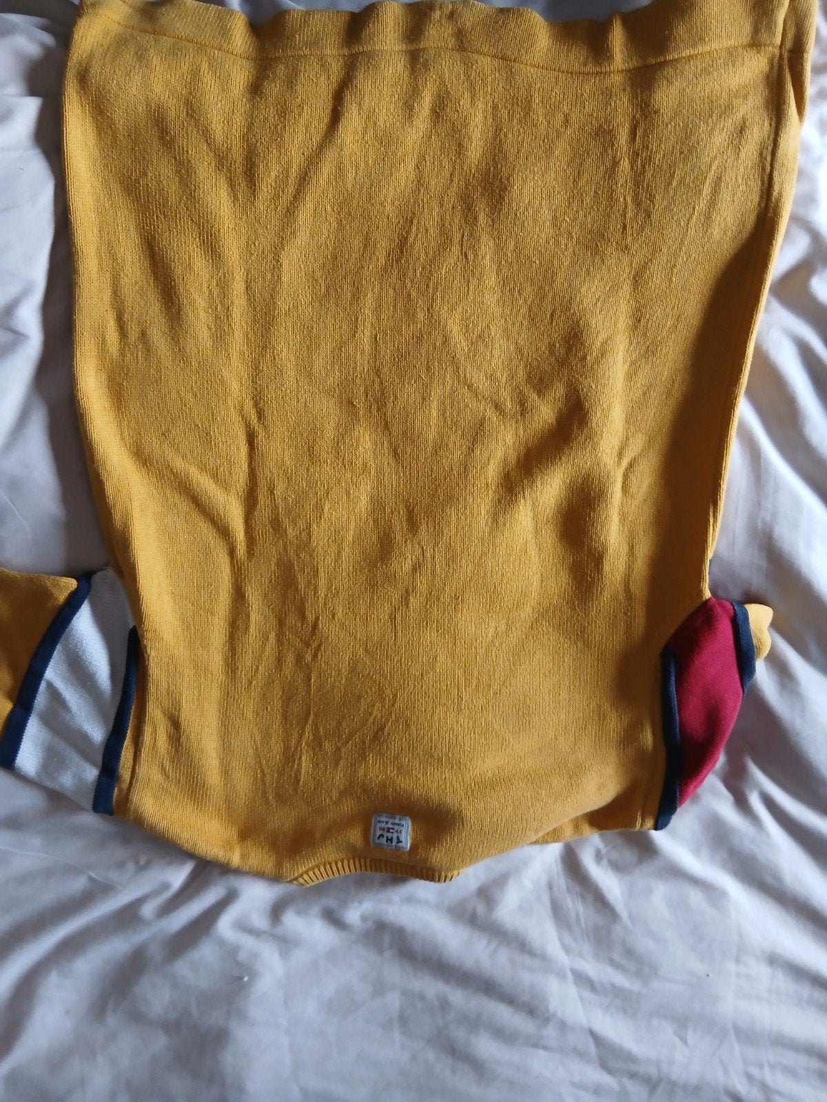 Tommy Jeans Gele Trui Maat M/M, Kleding | Heren, Truien en Vesten, Maat 48/50 (M), Geel, Ophalen of Verzenden, Tommy Jeans