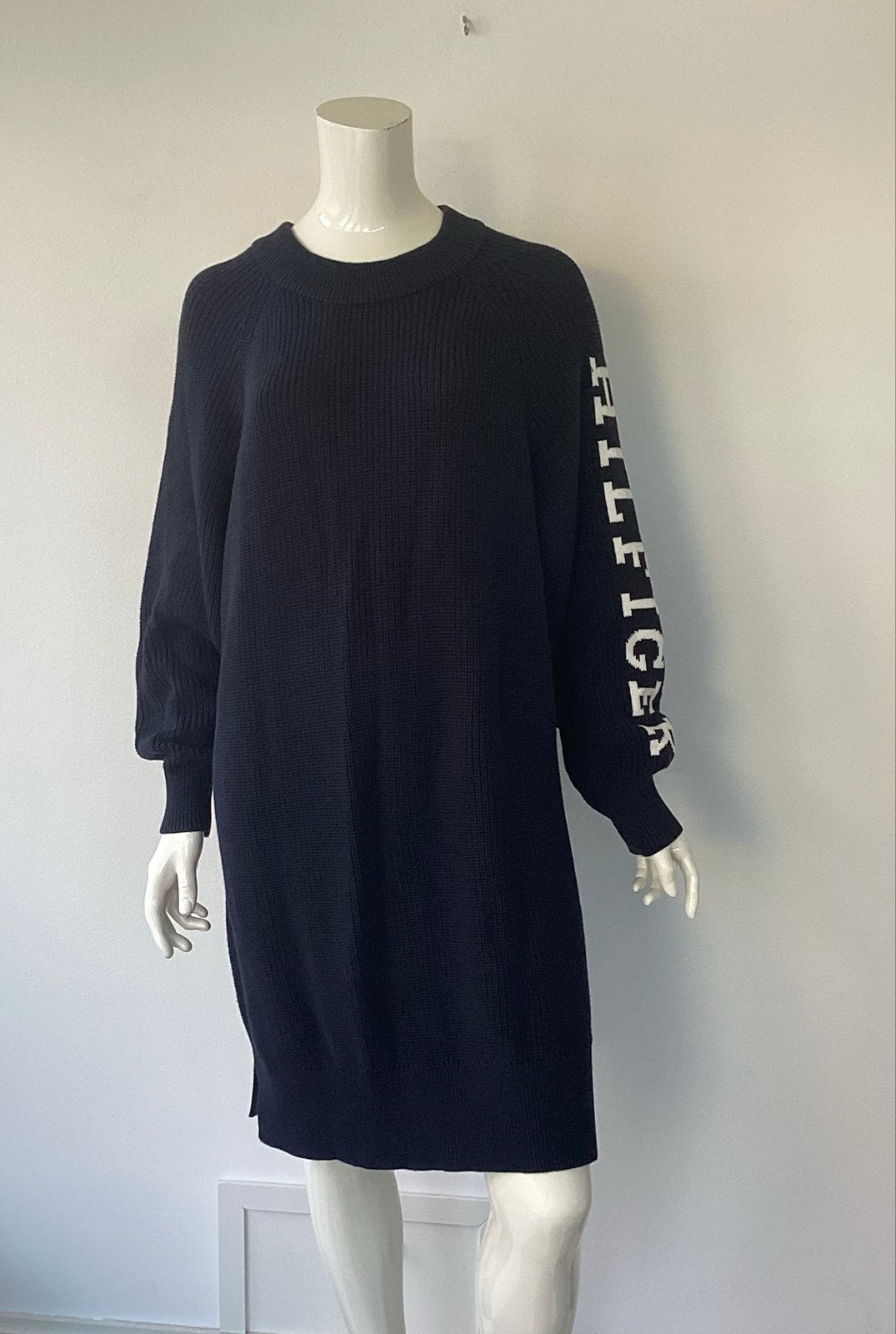 Tommy Hilfiger Oversized Jurk Donkerblauw,mt 36, Kleding | Dames, Nieuw, Knielengte, Maat 36 (S), Verzenden