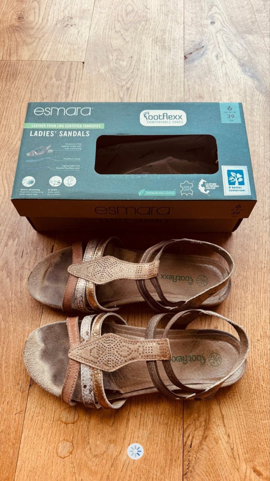 Esmara Footflexx Dames Sandalen Maat 39, Kleding | Dames, Schoenen, Bruin, Zo goed als nieuw, Sandalen of Muiltjes, Ophalen of Verzenden