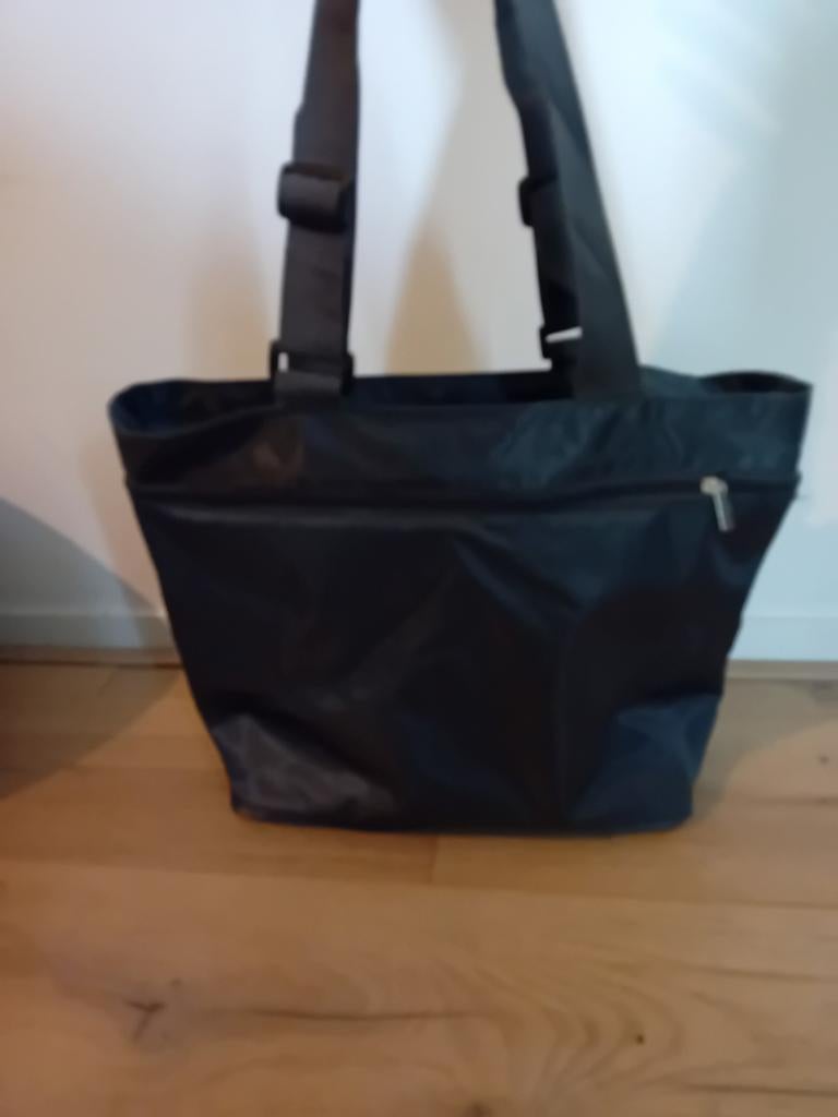 Opvouwbare boodschappentas op wielen - Zwart, Ophalen of Verzenden, Gebruikt, Zwart, Shopper