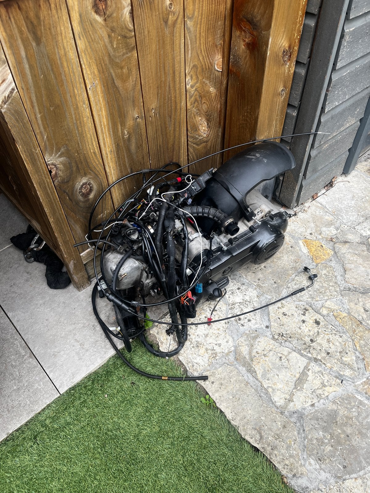 Piaggio Zip iGET E5 blok met kabelboom, Ophalen, Gebruikt, Blok, Piaggio
