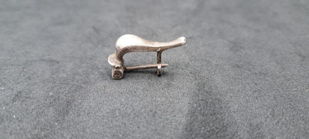 (5) Romeins zilveren fibula, Bodemvondst, Ophalen of Verzenden