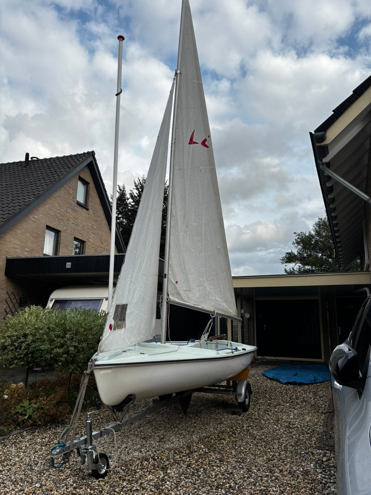 Flying Sailor - nette zeilboot - 4.08-1.68m - vaarklaar, Ophalen, Gebruikt, 3 tot 6 meter, Minder dan 15 m²
