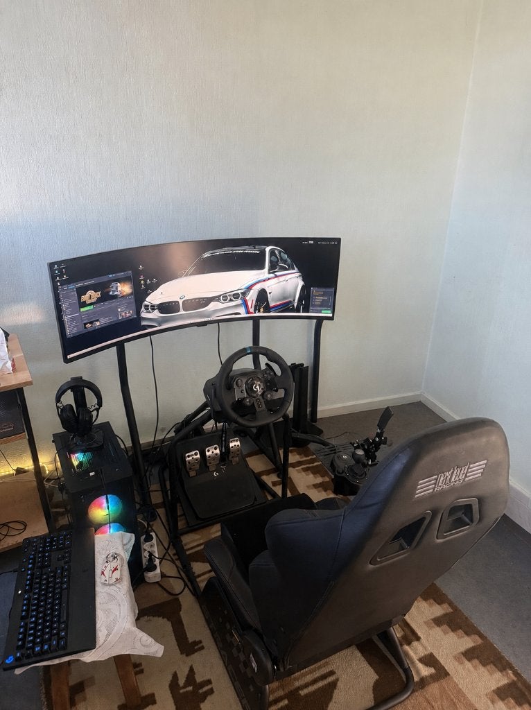Samsung odyssey g9/sim Racing, Computers en Software, IPS, 101 t/m 150 Hz, Minder dan 1 ms, Zo goed als nieuw