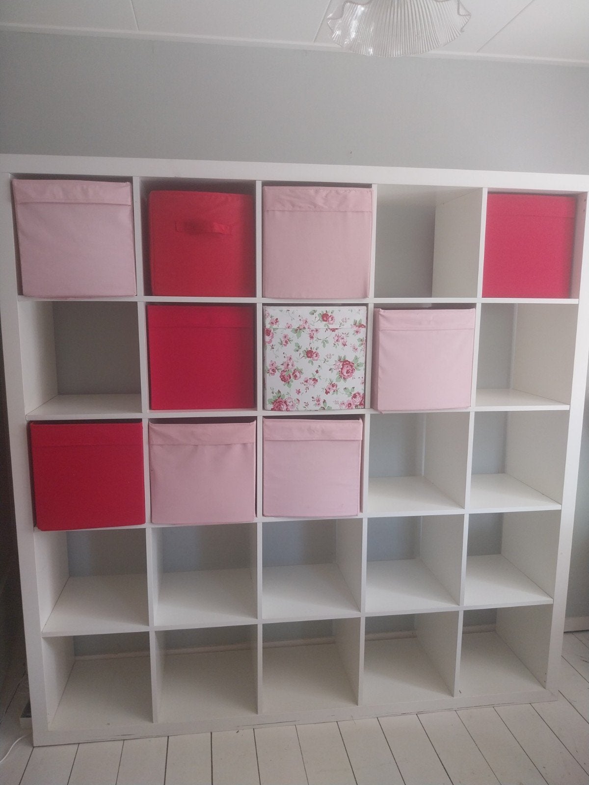 Kallax 5x5 vakkenkast teab, Ophalen, Gebruikt, Minder dan 150 cm, Minder dan 100 cm