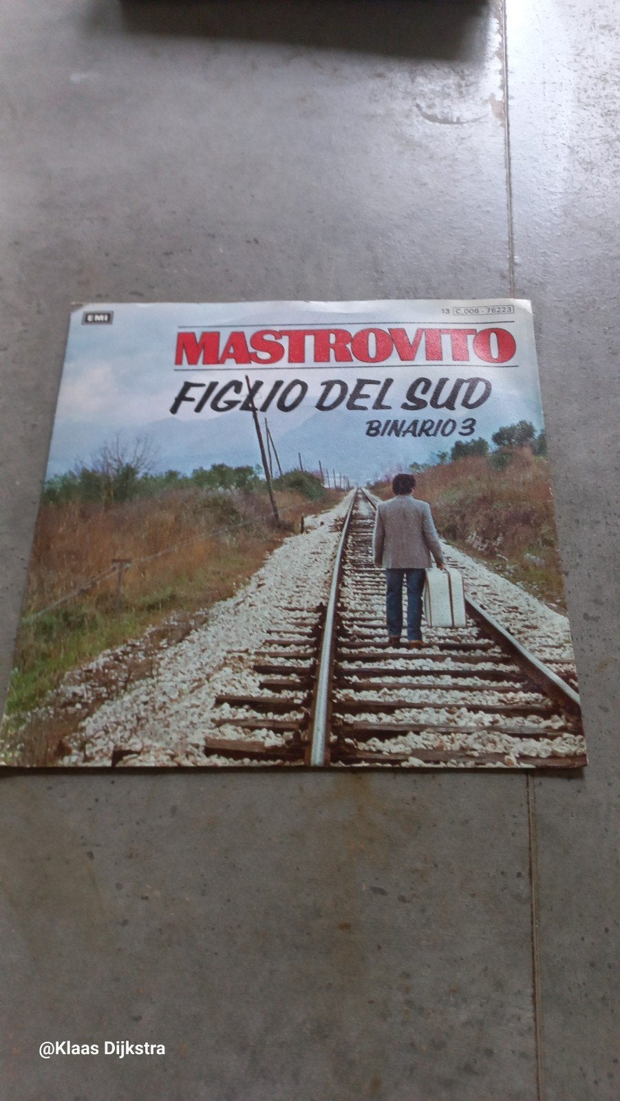 MastroVito - Figlio del Sud / Binario 3, Ophalen of Verzenden, Gebruikt, 7 inch, Overige genres