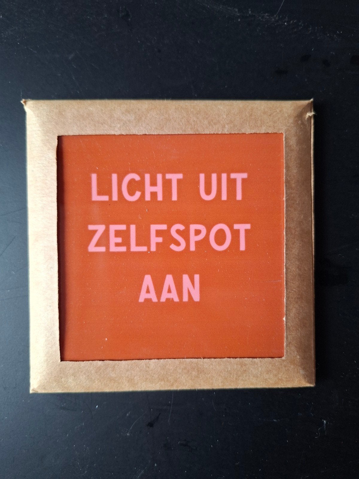 leuk tegeltje met tekst, Tegeltje, Ophalen of Verzenden, Nieuw