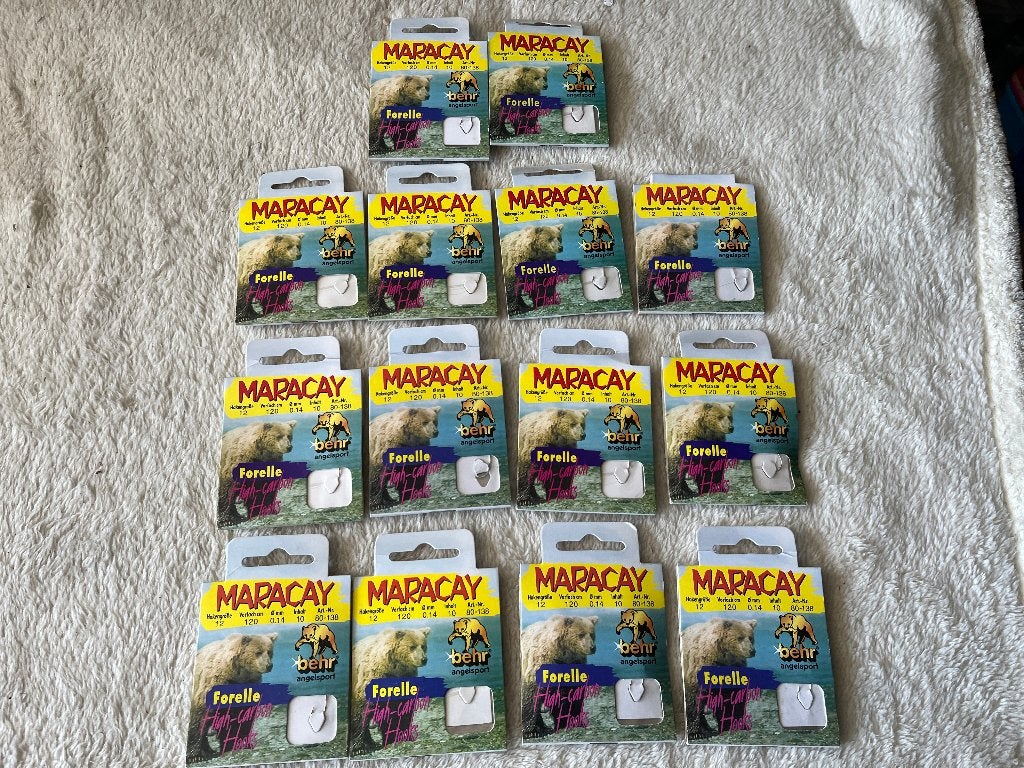 adv 274 / NIEUW set 14 onderlijnboekjes forel 120cm, Ophalen of Verzenden, Nieuw, Haak