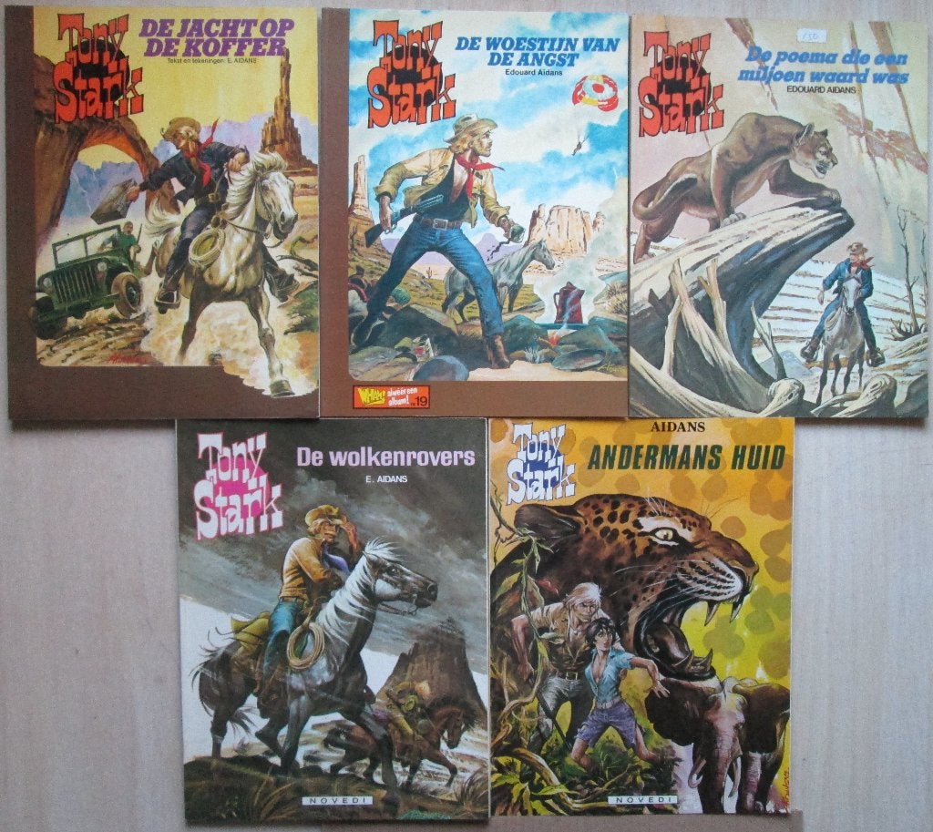Tony Stark 5x (SC), Meerdere stripboeken, Ophalen of Verzenden, Nieuw, Edouard Aidans
