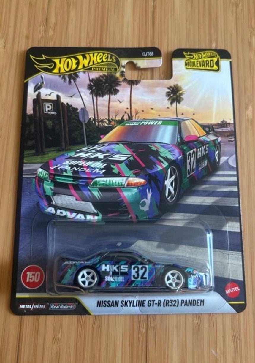 Hot Wheels Premium Nissan Skyline GT-R (R32) Pandem, Ophalen of Verzenden, Nieuw, Auto