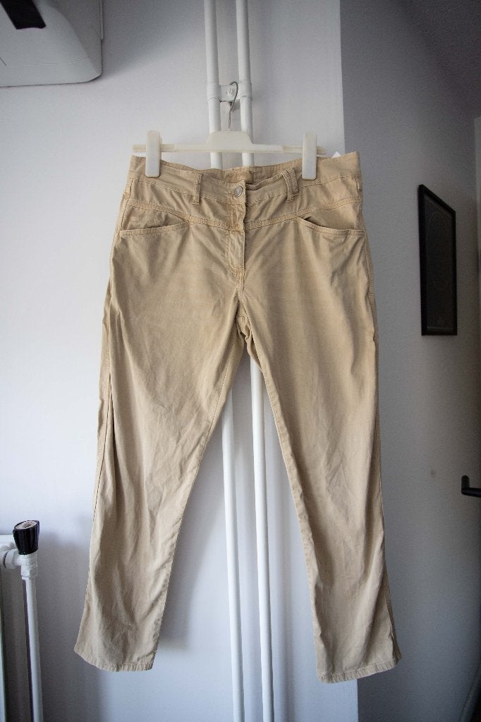 Beige broek Closed Pedal Position maat 50, Kleding | Dames, Maat 46/48 (XL) of groter, Ophalen of Verzenden, Lang, Gedragen