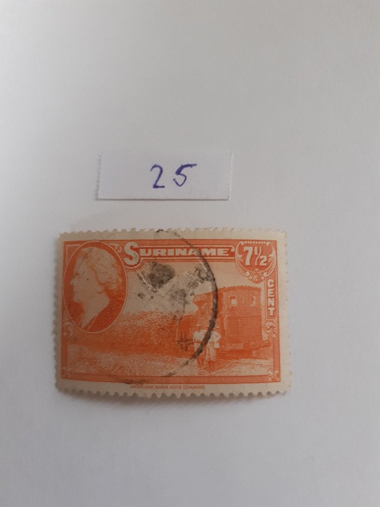 Suriname, Postzegels en Munten, Postzegels | Suriname, Verzenden, Gestempeld