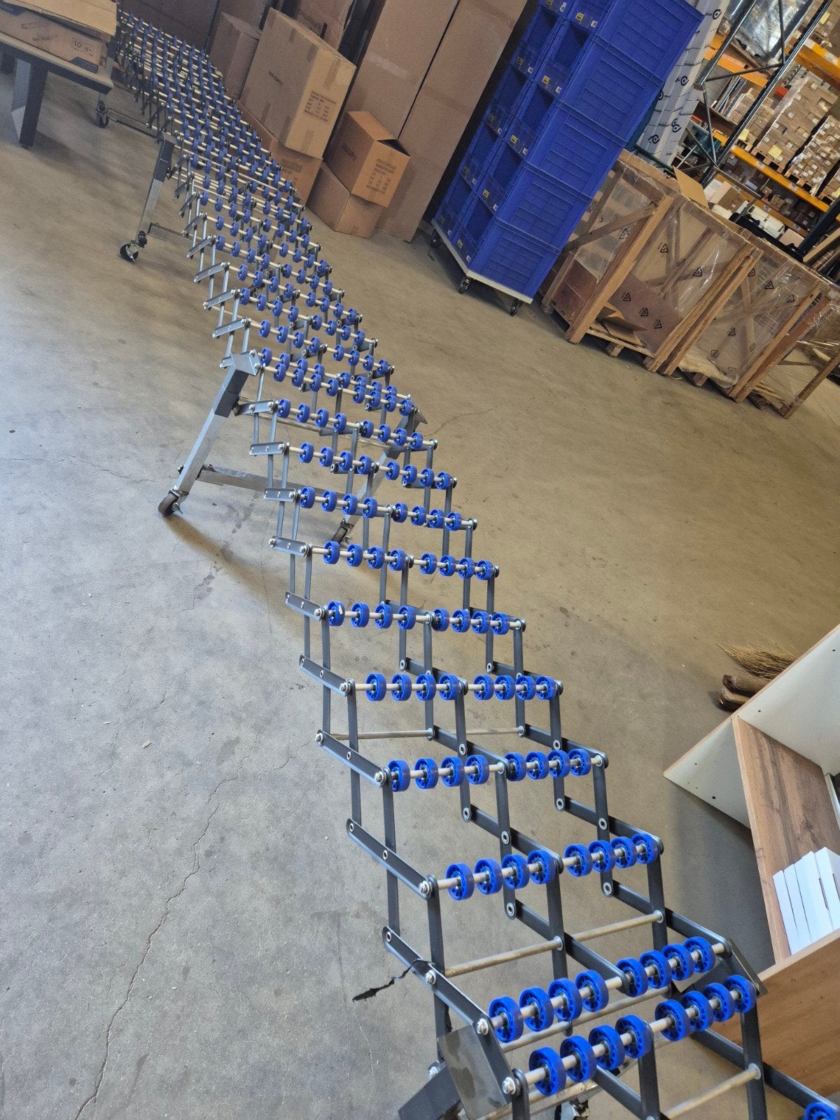 Schaarrollenbaan, Ophalen, Minder dan 2 meter