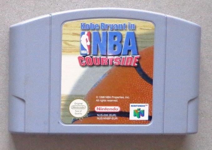NBA Courtside voor de Nintendo 64, Gebruikt, 1 speler, Ophalen of Verzenden, Vanaf 3 jaar