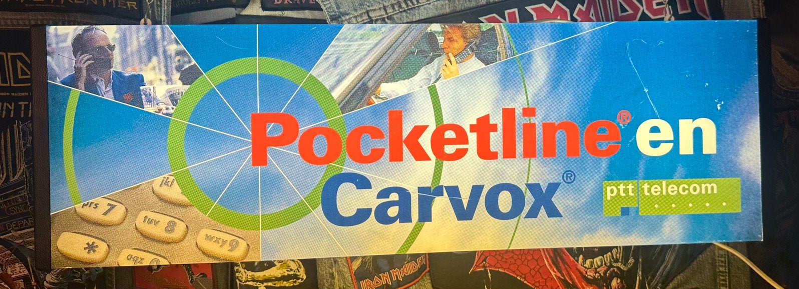 Ptt Pocketline lichtbak/lichtreclame carvox, Ophalen of Verzenden, Gebruikt, Lichtbak of (neon) lamp
