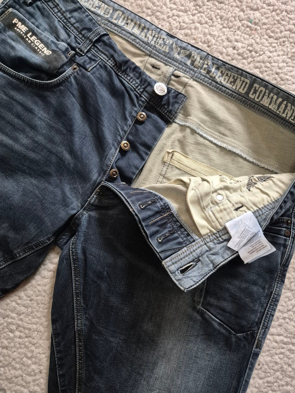 Pme Legend jeans spijkerbroek Commander maat 38/32, W36 - W38 (confectie 52/54), ., Zo goed als nieuw, PME Legend