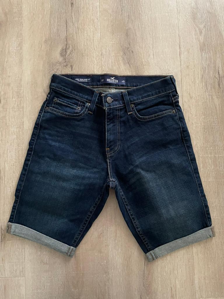 Hollister jeans short maat 28, Kleding | Heren, Ophalen of Verzenden, Zo goed als nieuw, Blauw, W32 (confectie 46) of kleiner