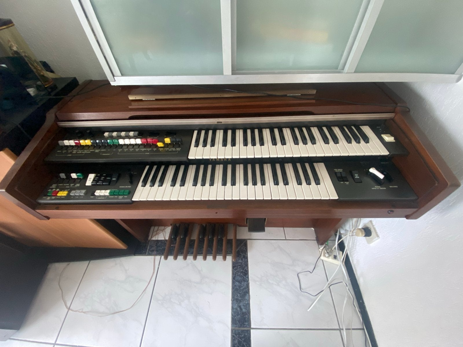 Yamaha Electone Orgel met 2 klavieren en pedalen, Muziek en Instrumenten, Orgels, Ophalen, Gebruikt, 2 klavieren, Orgel