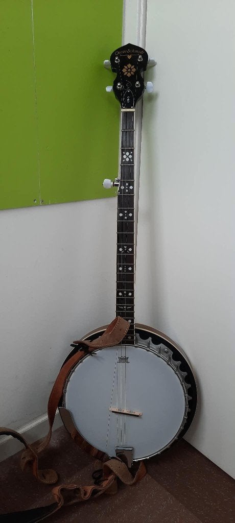 OSCAR SCHMIDT BANJO, Ophalen, Zo goed als nieuw, 5-snarige of Bluegrassbanjo