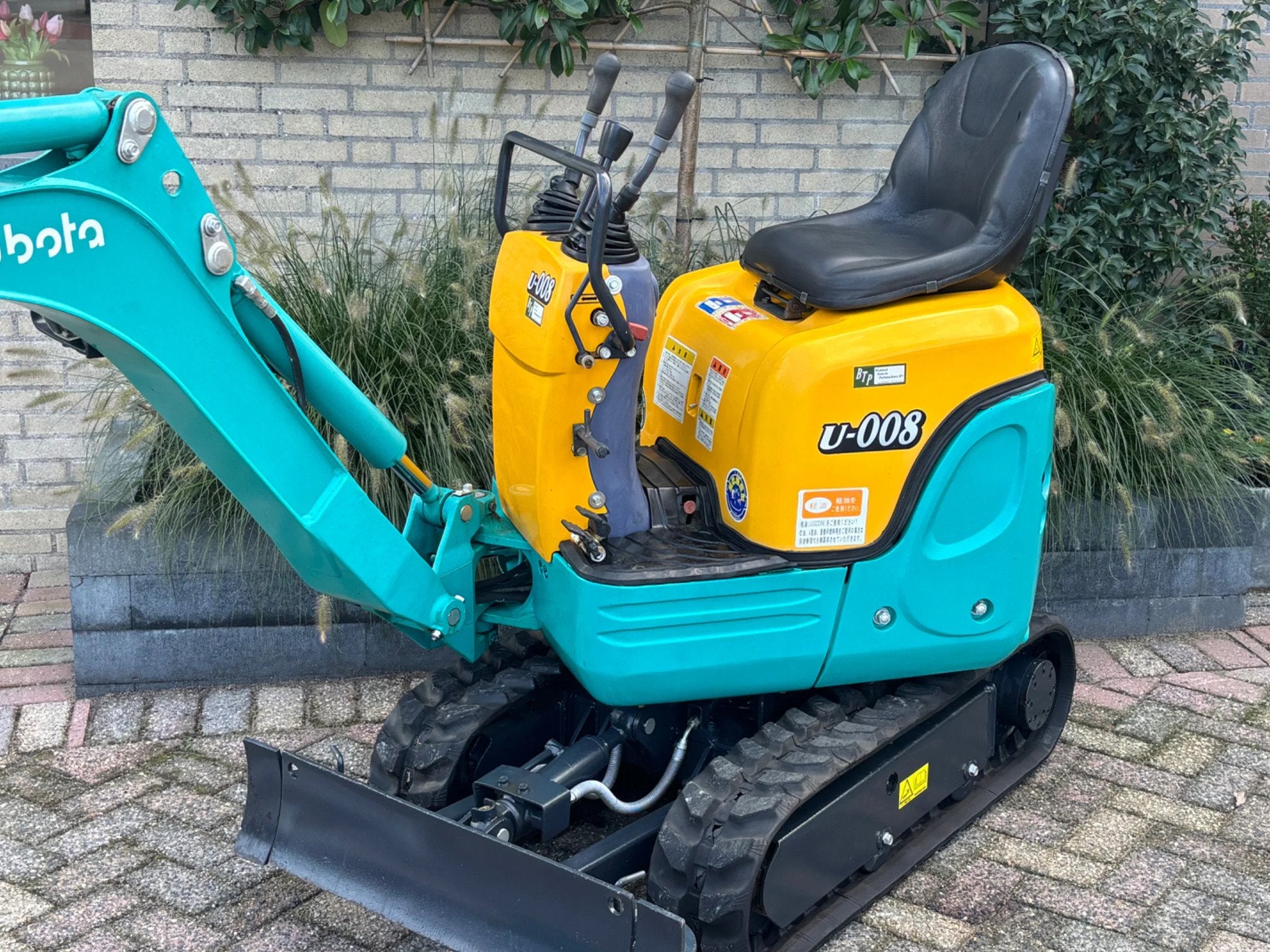 Kubota U-008 gebruikte minigraver 008 3cil Diesel, Graafmachine