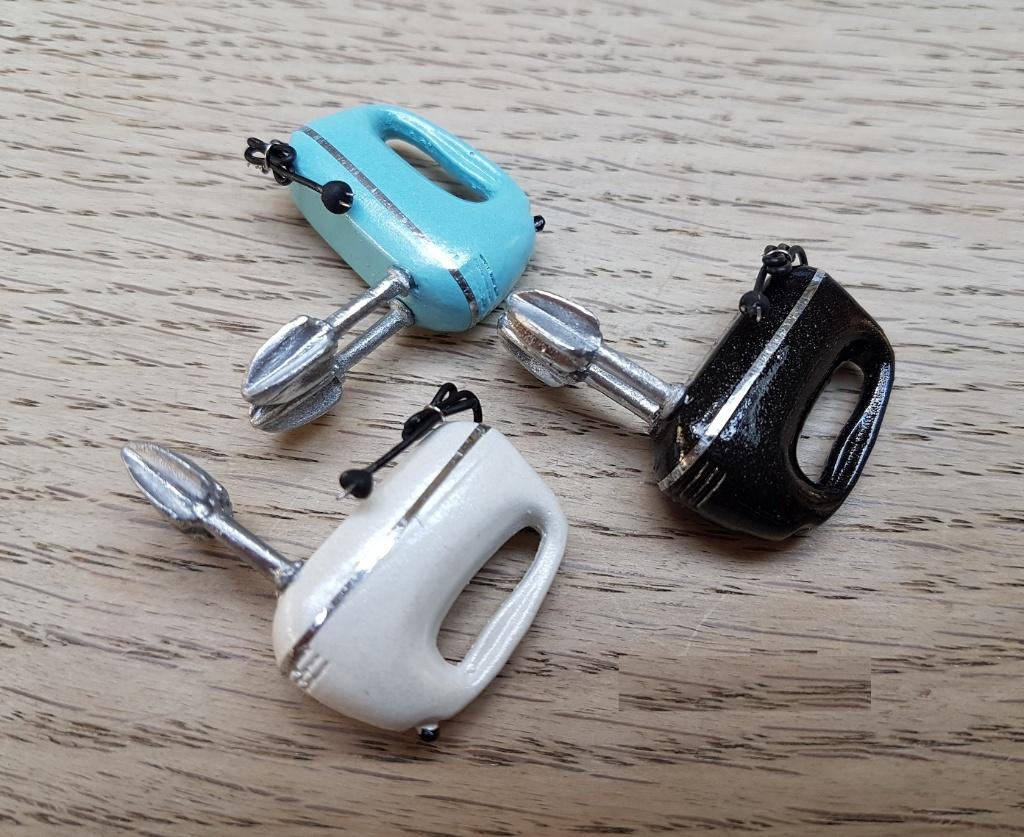 Poppenhuis KitchenAid Artisan Handmixer Look 1:12, Verzenden, Nieuw, Decoratie