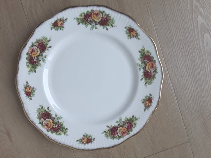 Gebakschaal Staffordshire Elizabethan English Garden, Antiek en Kunst, Antiek | Servies los, Ophalen of Verzenden