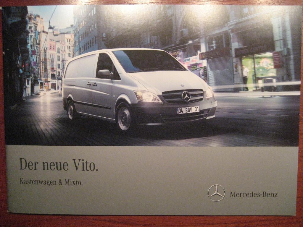 Mercedes-Benz Vito Kastenwagen + Mixto (2010), Ophalen of Verzenden, Nieuw, Mercedes