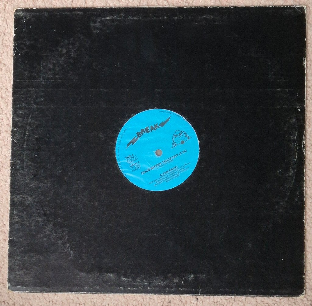Alpine Grant – Once Bitten Twice Shy 12", Ophalen of Verzenden, 12 inch, Pop