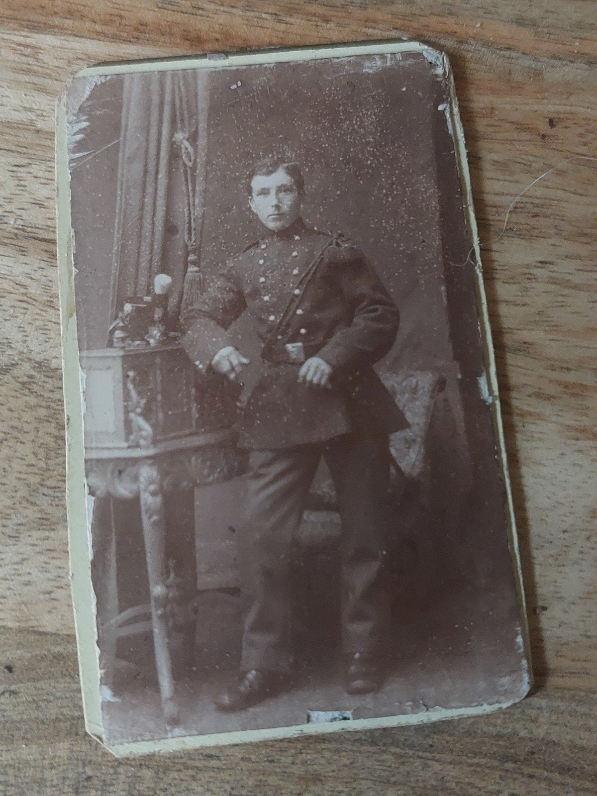 Kleine cdv Preuniger Vlissingen Zierikzee met naam, Gebruikt, Foto, Ophalen of Verzenden, Voor 1940
