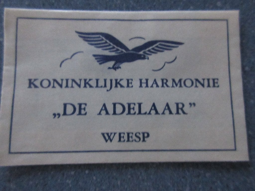 Weesp, Kon.harmonie De Adelaar, Verzenden, Nederland
