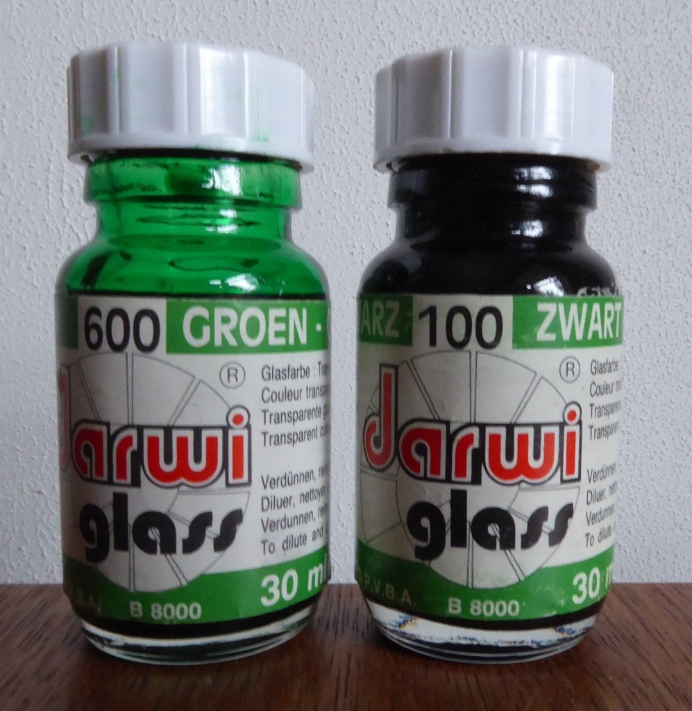 2 potjes darwi glass 30 ml., Ophalen of Verzenden, Zo goed als nieuw