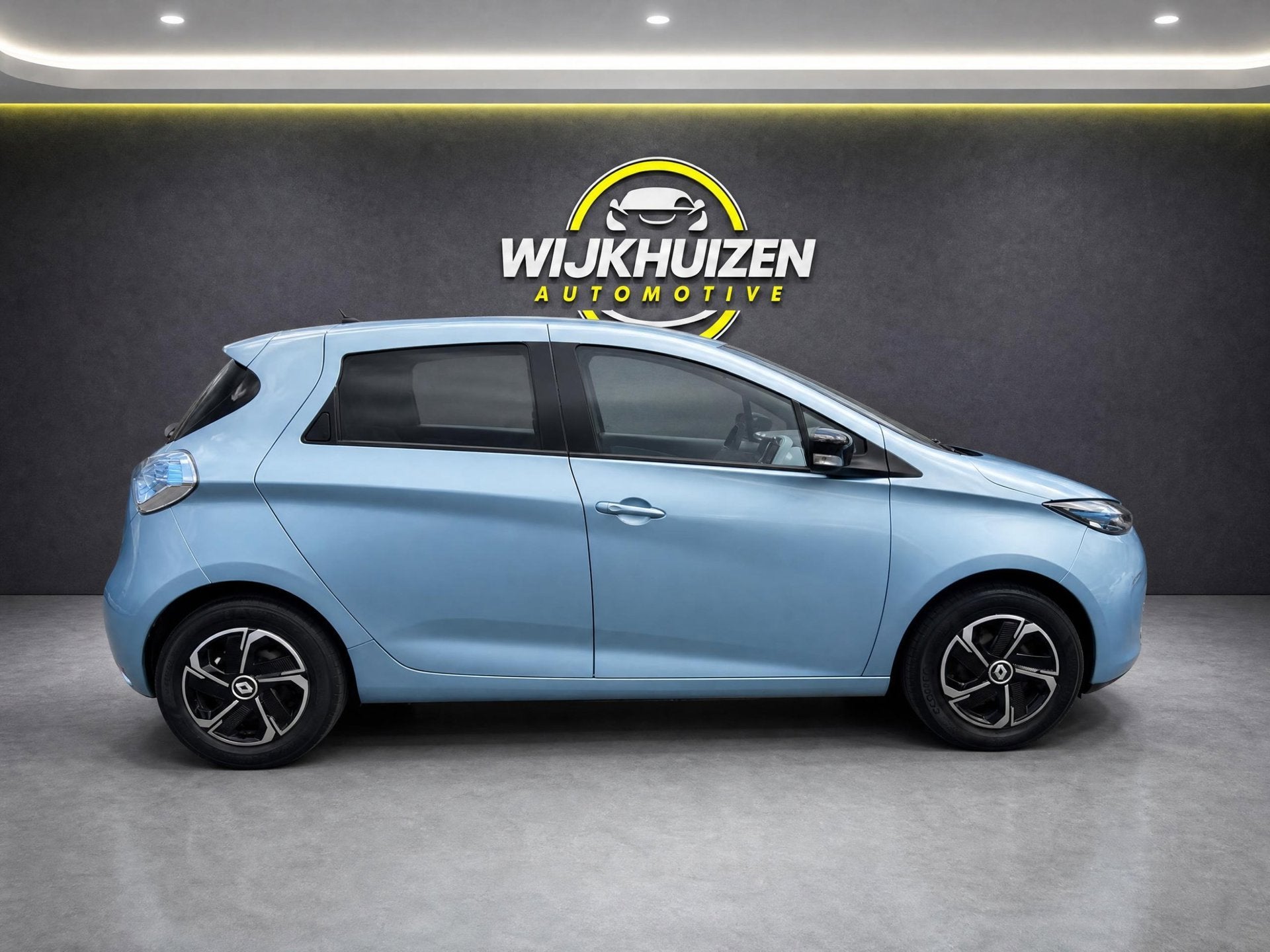 Renault ZOE Q210 Zen Quickcharge 22 kWh (ex Accu) met 87 % S, Stof, Gebruikt, 22 kWh, Blauw