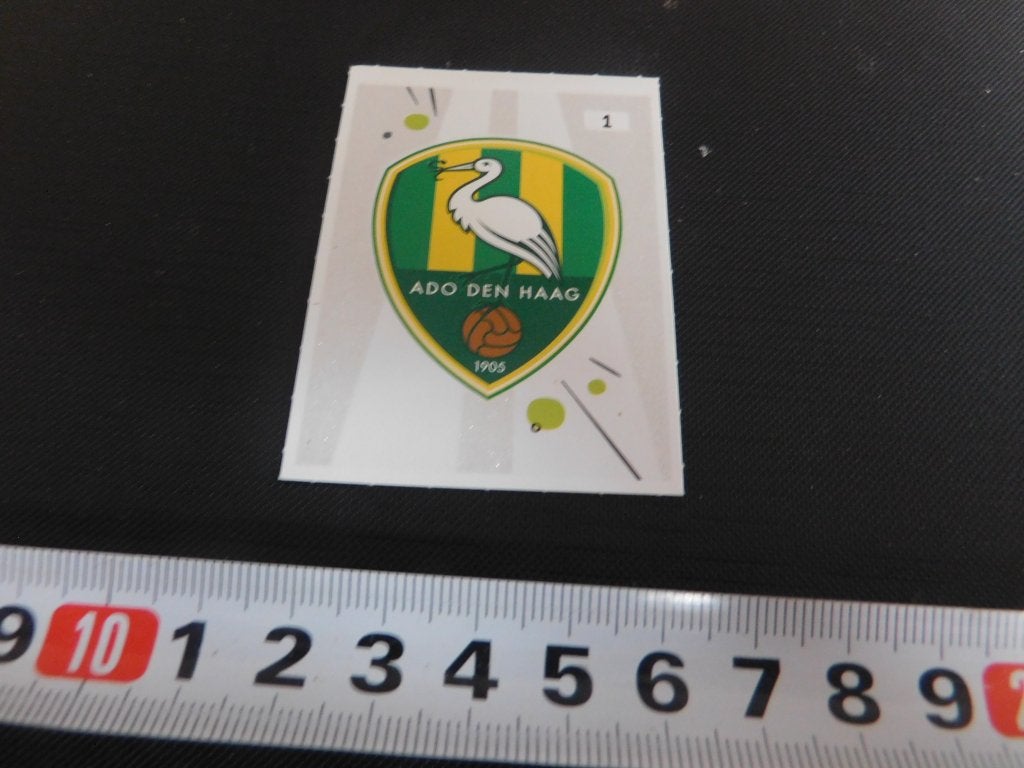sticker AH voetbal #1 wapen embleem ADO den haag *, Ophalen of Verzenden, Zo goed als nieuw