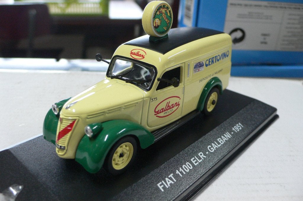 fiat 1100 elr-GALBANI melzo-KAAS- milano- 1951 - 1/43, Hobby en Vrije tijd, Verzenden, Nieuw, Auto, Overige merken