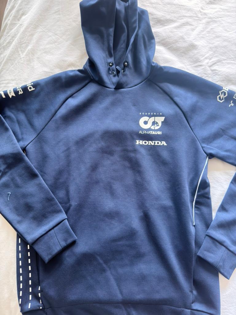 F1 Alpha Tauri hoodie maat S, Ophalen of Verzenden, Zo goed als nieuw, Maat 46 (S) of kleiner, Blauw