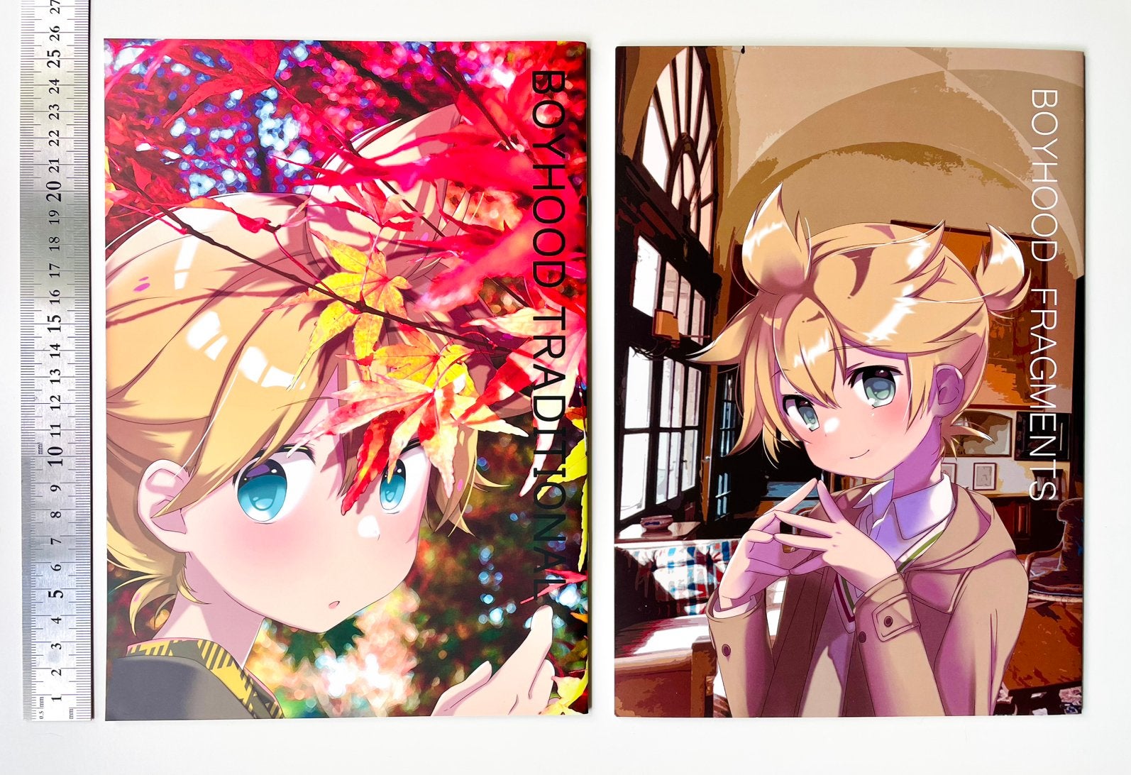 Vocaloid Kagamine Len anime artbook set - Hekicha, Ophalen of Verzenden, Zo goed als nieuw
