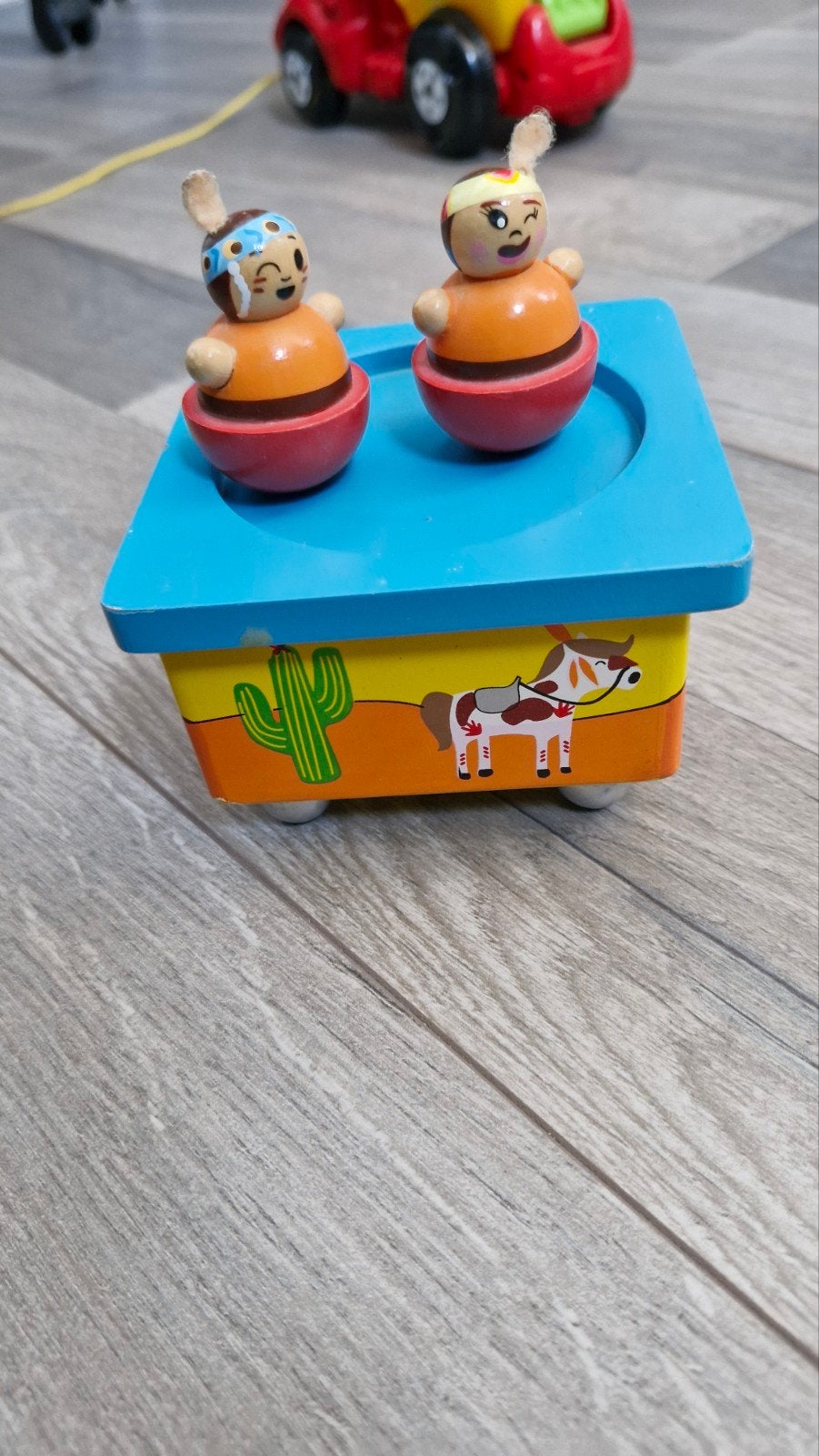 Muziekdoosje met dansende poppetjes, Ophalen of Verzenden, Zo goed als nieuw, Jongen of Meisje