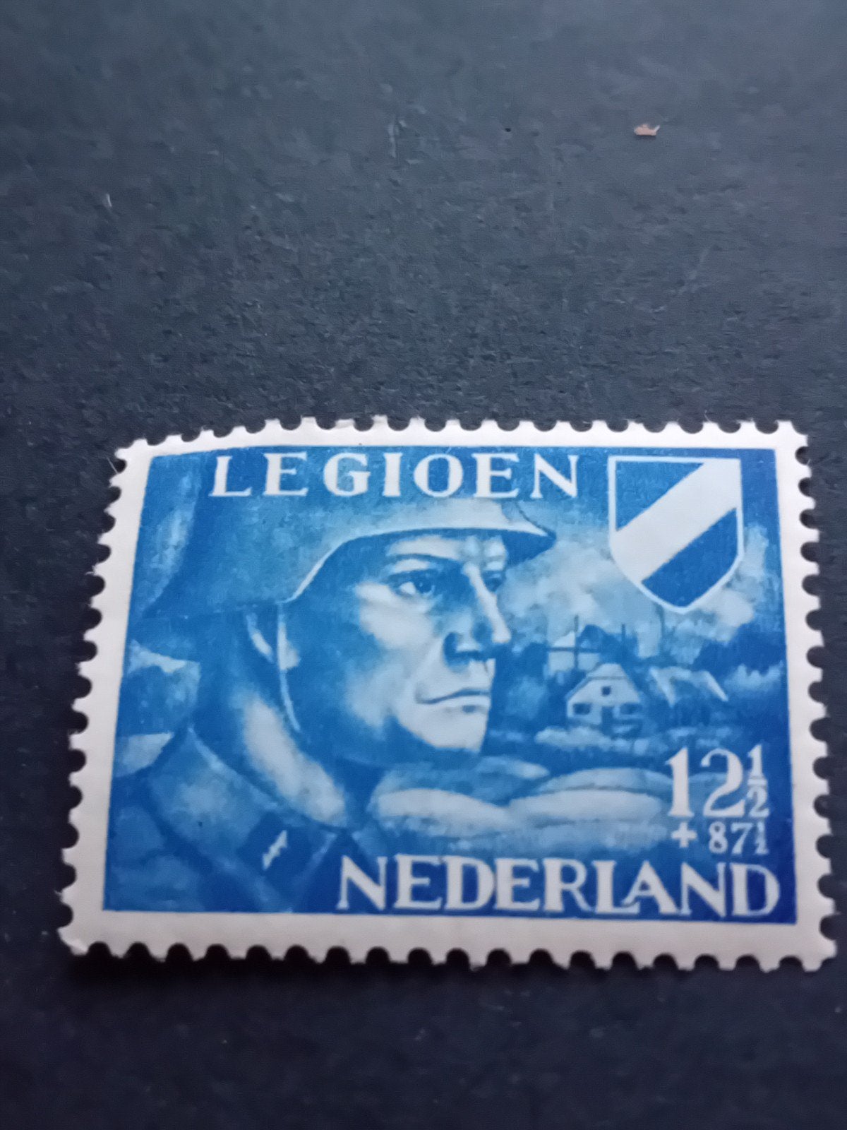 Nederland Legioen postzegel 12.5 + 87.5 cent, Ophalen of Verzenden