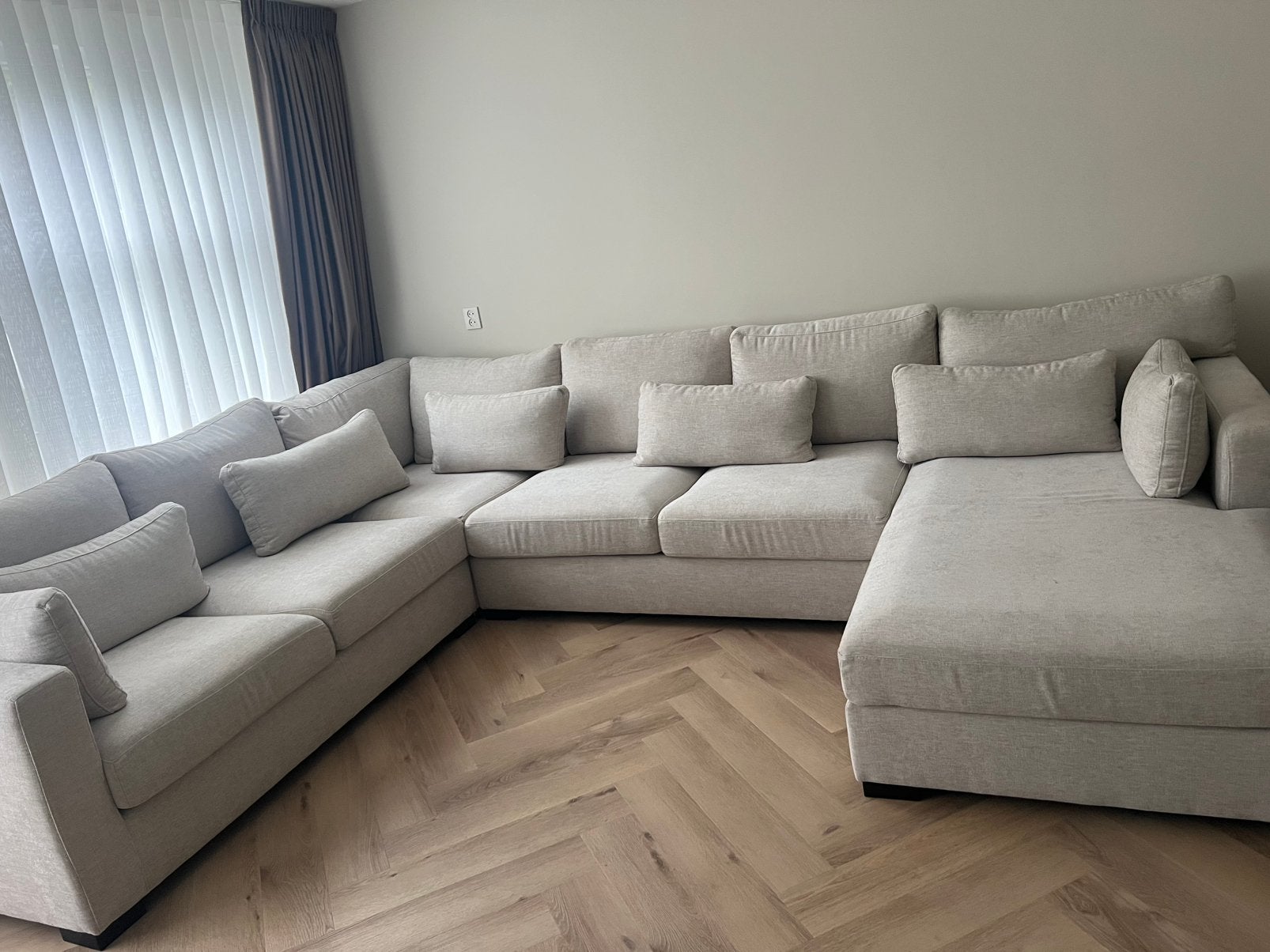 Bankstel, Huis en Inrichting, Ophalen, Zo goed als nieuw, Vierpersoons of meer