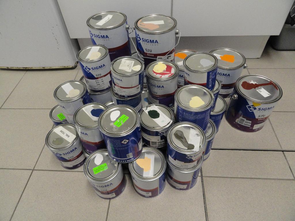 PARTIJ SIGMA S2U GLOSS HOOGGLANSLAK WIT DIVERSE KLEUREN, Doe-het-zelf en Verbouw, Wit, Nieuw, Ophalen of Verzenden, Lak