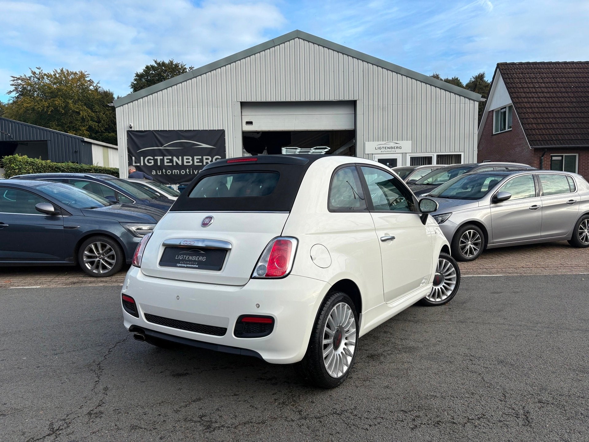 Fiat 500 C 0.9 TwinAir 500S Cabrio|Parkeersensor|Airco|NAP, Auto's, 86 pk, Gebruikt, Cabriolet, Wit