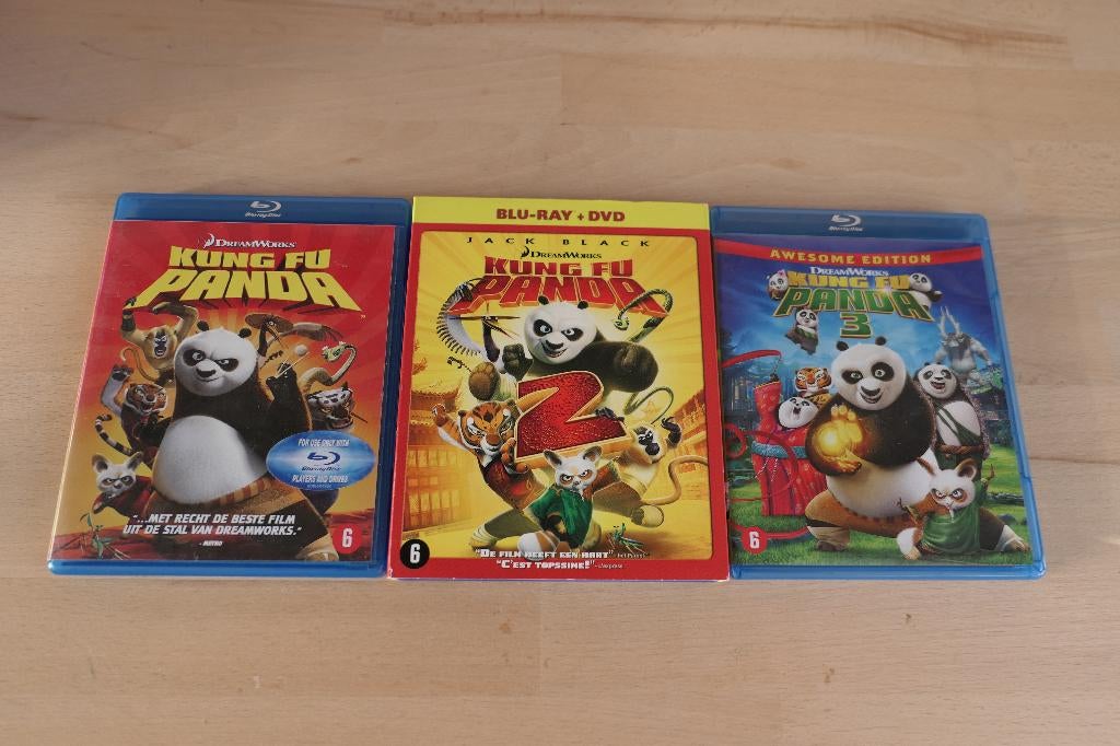 blu-ray  s  kung fu panda   1 koop, Ophalen of Verzenden, Zo goed als nieuw, Tekenfilms en Animatie
