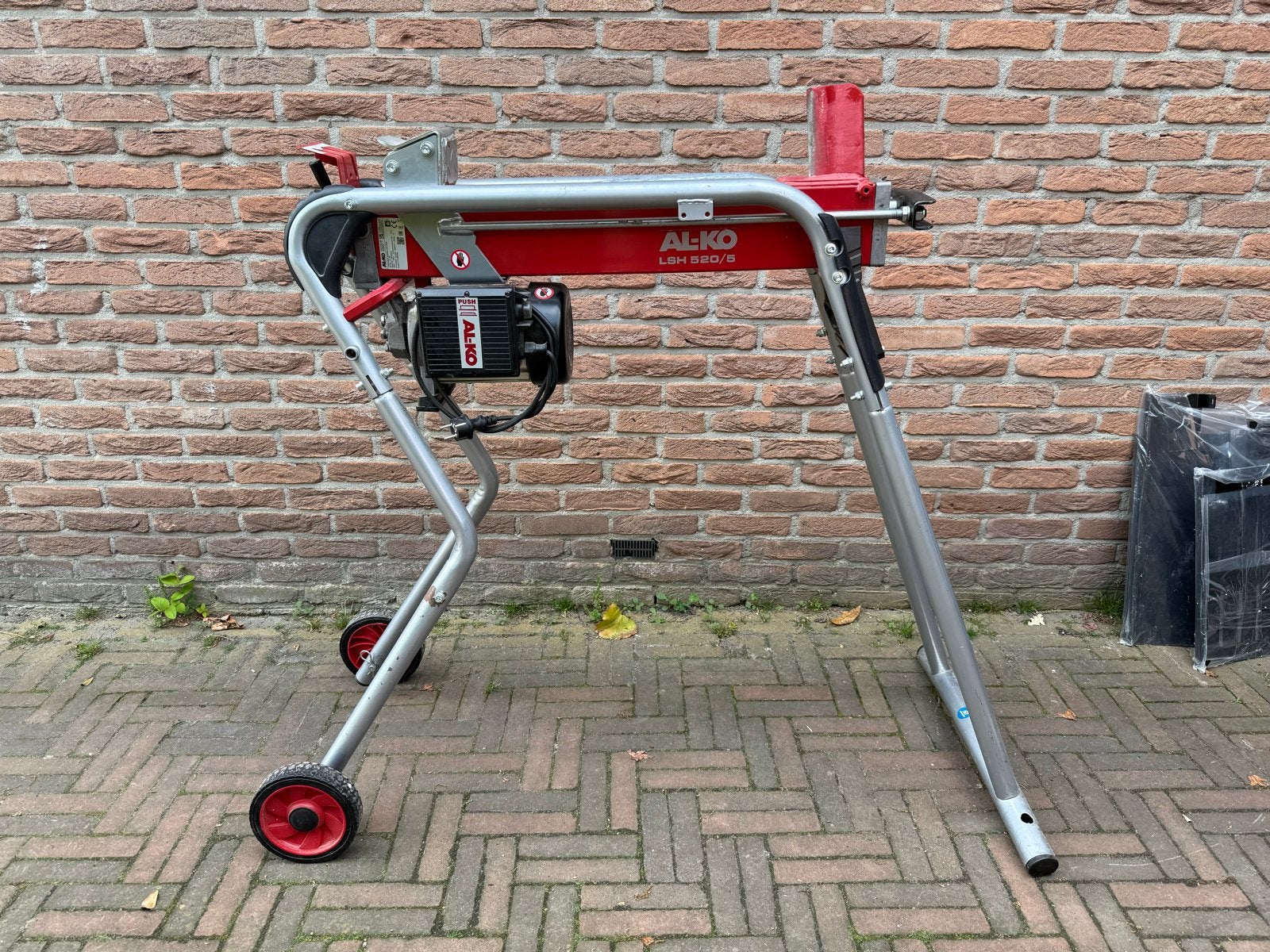 AL-KO LSH 520-5 Kloofmachine hoog model met beschermkap, Tuin en Terras, Ophalen, Zo goed als nieuw, Elektrisch, Liggend