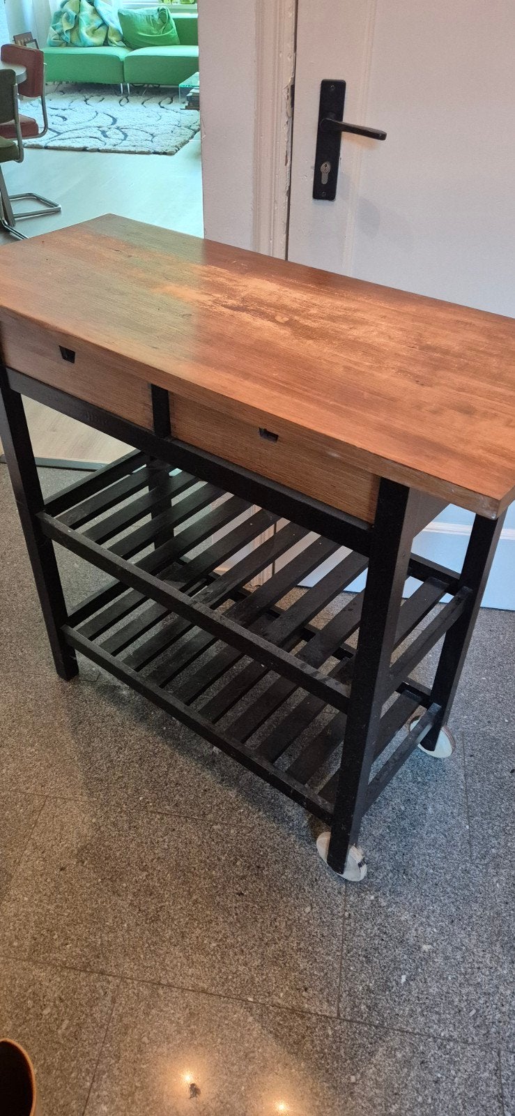 IKEA FÖRHÖJA roltafel, Ophalen, Gebruikt, Zwart, 50 tot 100 cm