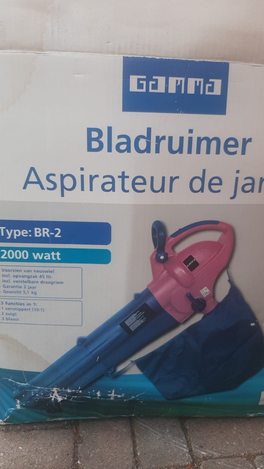 bladblazer Gamma nieuw ongebruikt doos, Ophalen, Nieuw, Gamma, Elektrisch