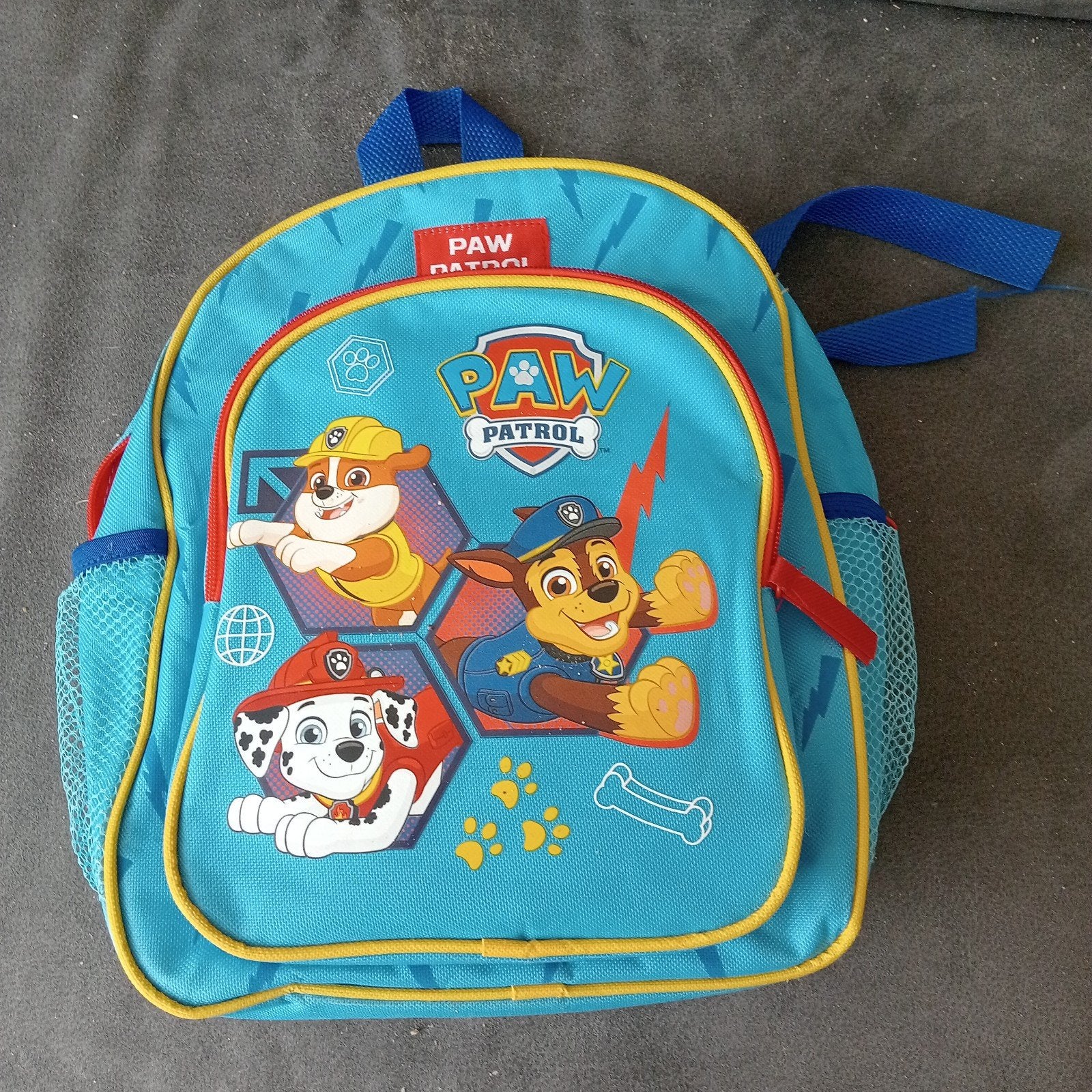 leuke licht blauwe Paw patrol rugtas, Ophalen, Zo goed als nieuw