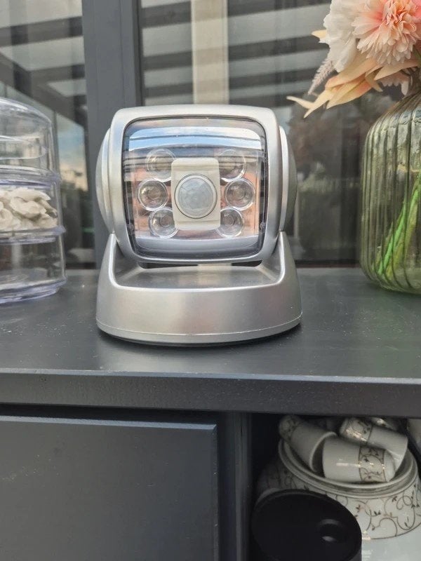 draadloze led lamp voor buiten met sensor, Ophalen of Verzenden, Nieuw, E27 (groot), Led-lamp