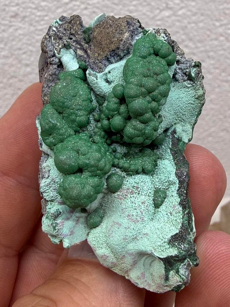 Malachiet op chrysocolla, Ophalen of Verzenden