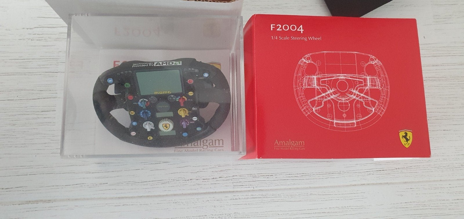 Amalgam Ferrari F2004 1/4 Schaal Stuurwiel Model, Ophalen of Verzenden, Zo goed als nieuw