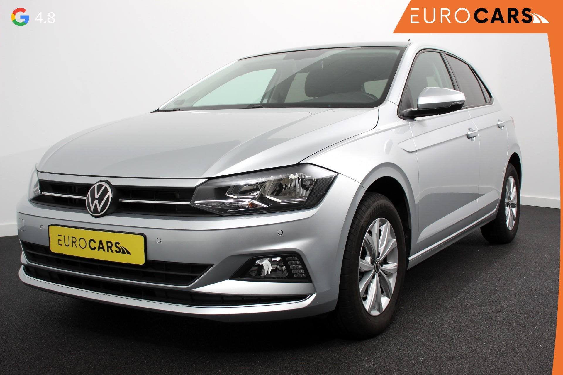 Volkswagen Polo 1.0 TSI 110 pk DSG Highline Panorama dak Nav, Auto's, Volkswagen, Stof, Gebruikt, 49 €/maand, Bedrijf